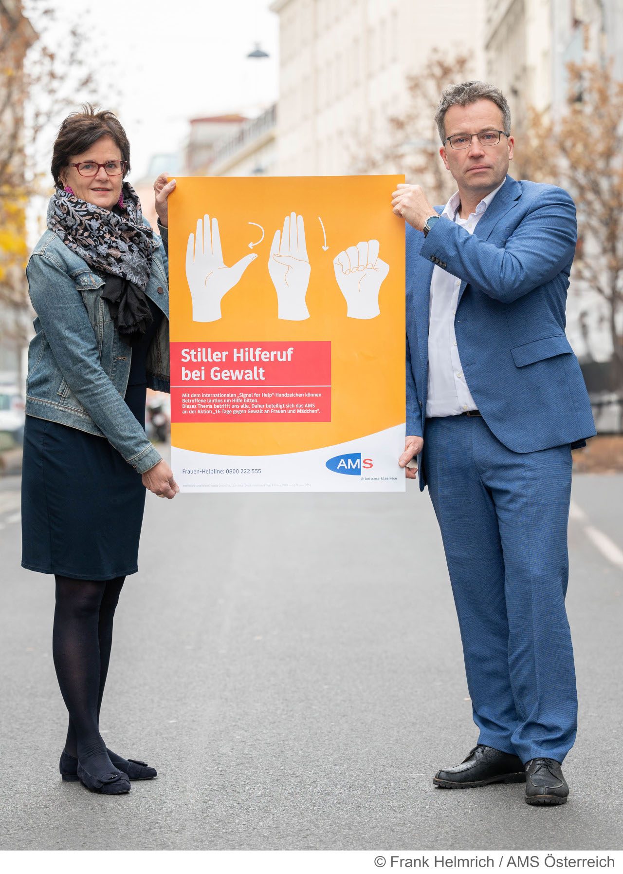 Petra Draxl und Johannes Kopf - 16 Tage gegen Gewalt